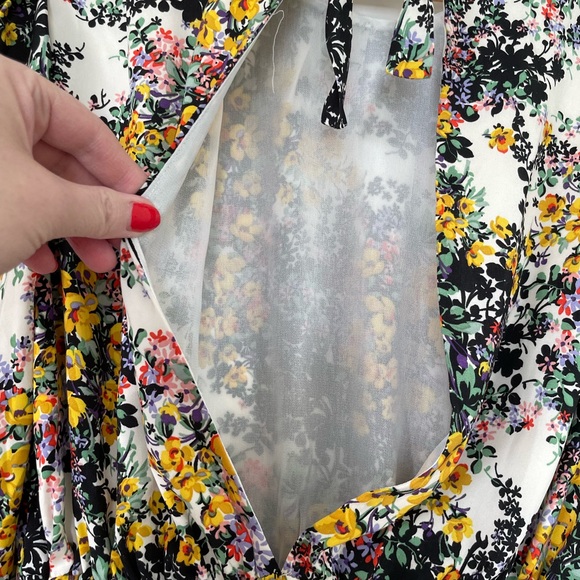 TOP SHOP Floral Long Sleeve Maxi Dress - Women’s Size 2 - NEW WITH TAGS - Picture 8 of 11